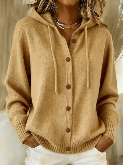 🔥 Women's Cozy Hooded Knit Cardigan 💖 | Everyday Comfort & Style