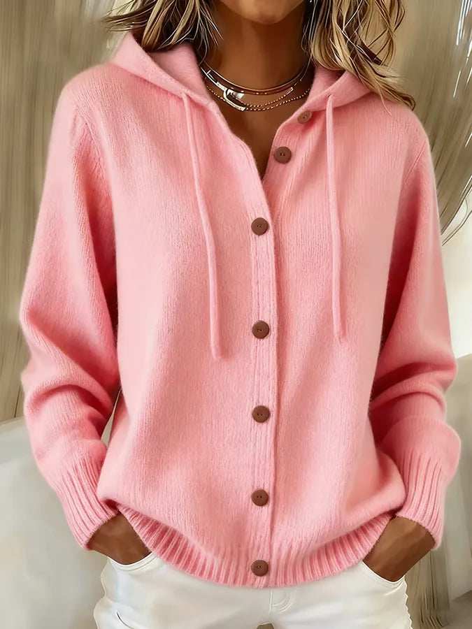 🔥 Women's Cozy Hooded Knit Cardigan 💖 | Everyday Comfort & Style